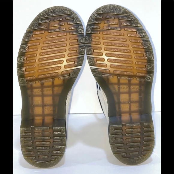 DR. MARTENS 1460 (11821) SMOOTH LEATHER LACE UP BOOTS WHITE SIZE - 6 .US/37 .EU - Picture 10 of 11